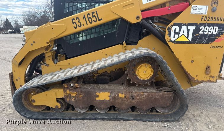 image for item DQ4223 2019 Caterpillar 299D2 tracked skid steer loader