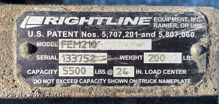 image for item DW7368 Nissan MCP1F2A20LV forklift