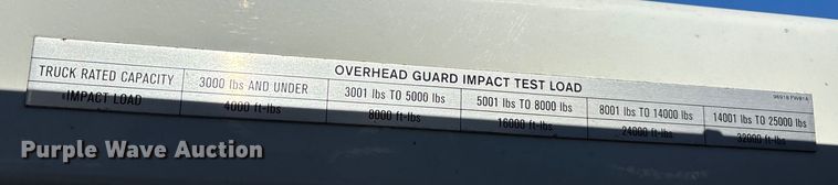 image for item DW7368 Nissan MCP1F2A20LV forklift