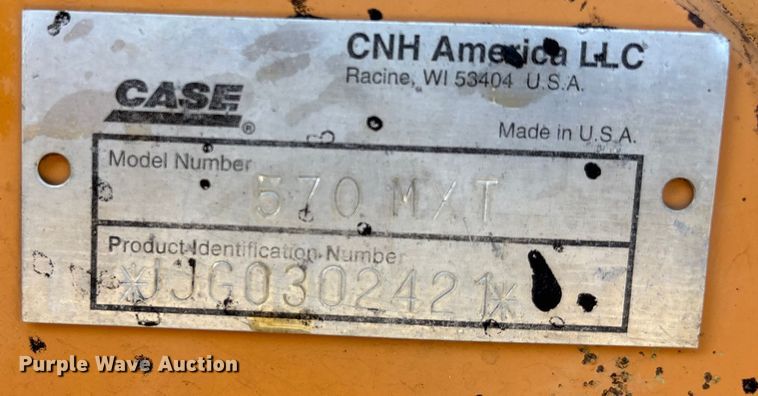 image for item DW7378 2005 Case 570M XT landscape tractor