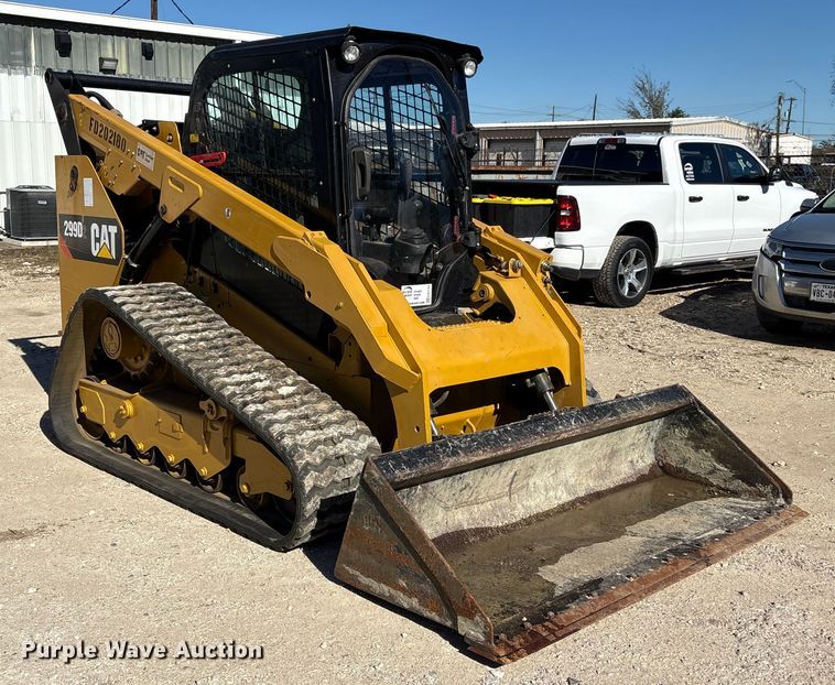image for item EA7142 2017 Caterpillar 299D2 tracked skid steer loader