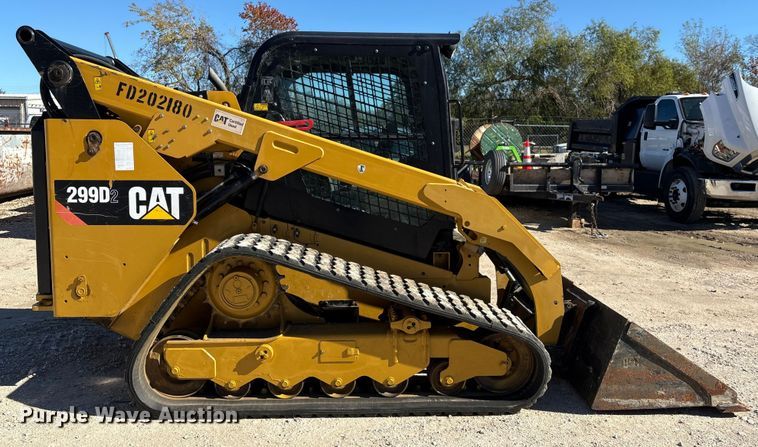 image for item EA7142 2017 Caterpillar 299D2 tracked skid steer loader