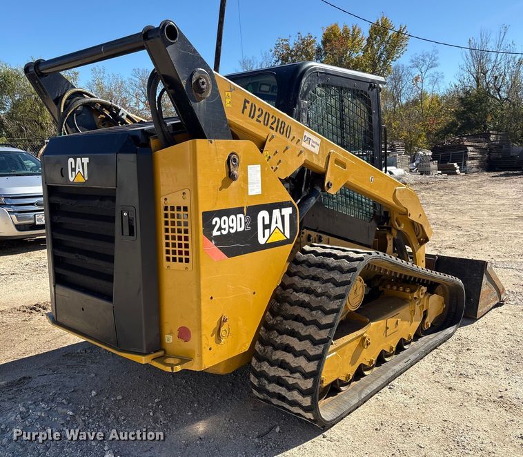 image for item EA7142 2017 Caterpillar 299D2 tracked skid steer loader