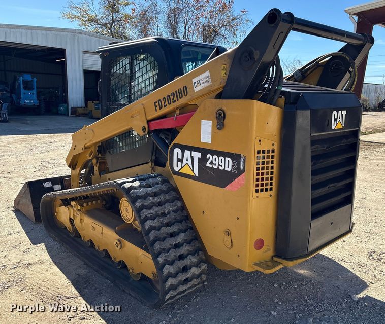 image for item EA7142 2017 Caterpillar 299D2 tracked skid steer loader