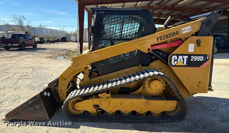 image for item EA7142 2017 Caterpillar 299D2 tracked skid steer loader