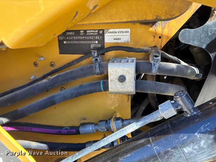 image for item EA7142 2017 Caterpillar 299D2 tracked skid steer loader