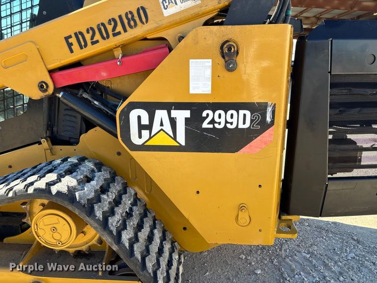 image for item EA7142 2017 Caterpillar 299D2 tracked skid steer loader