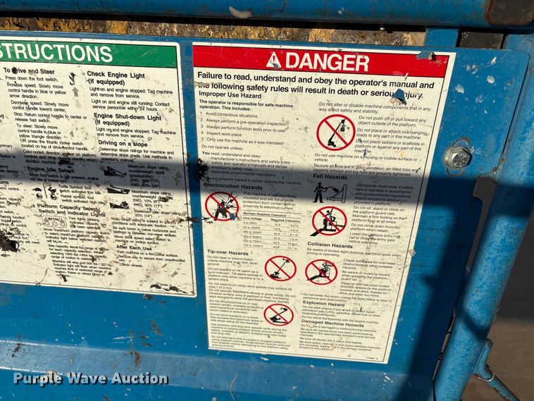 image for item EA7916 2015 Genie S-60X boom lift