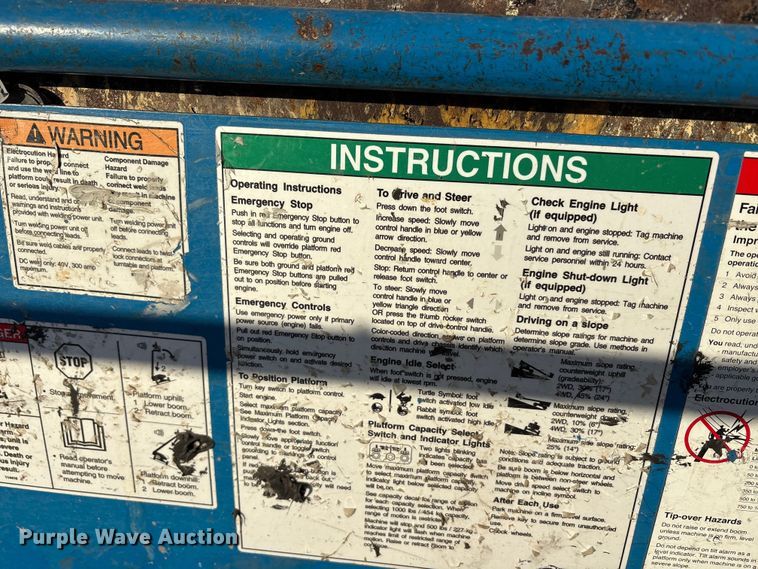 image for item EA7916 2015 Genie S-60X boom lift