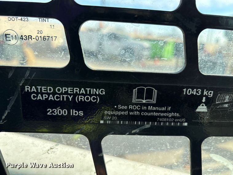 image for item EA7917 2021 Bobcat T64 tracked skid steer loader