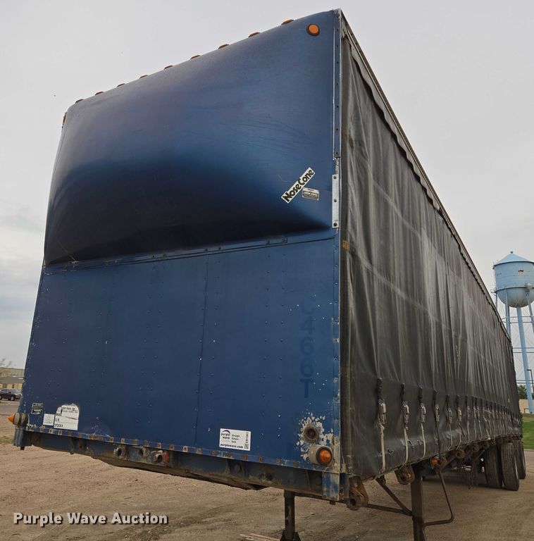 image for item EB1063 1998 Western Trailers side curtain trailer