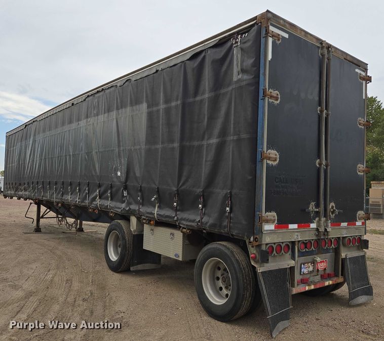 image for item EB1063 1998 Western Trailers side curtain trailer