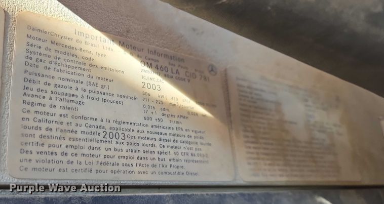 image for item EB1227 2004 Sterling L9500 dump truck