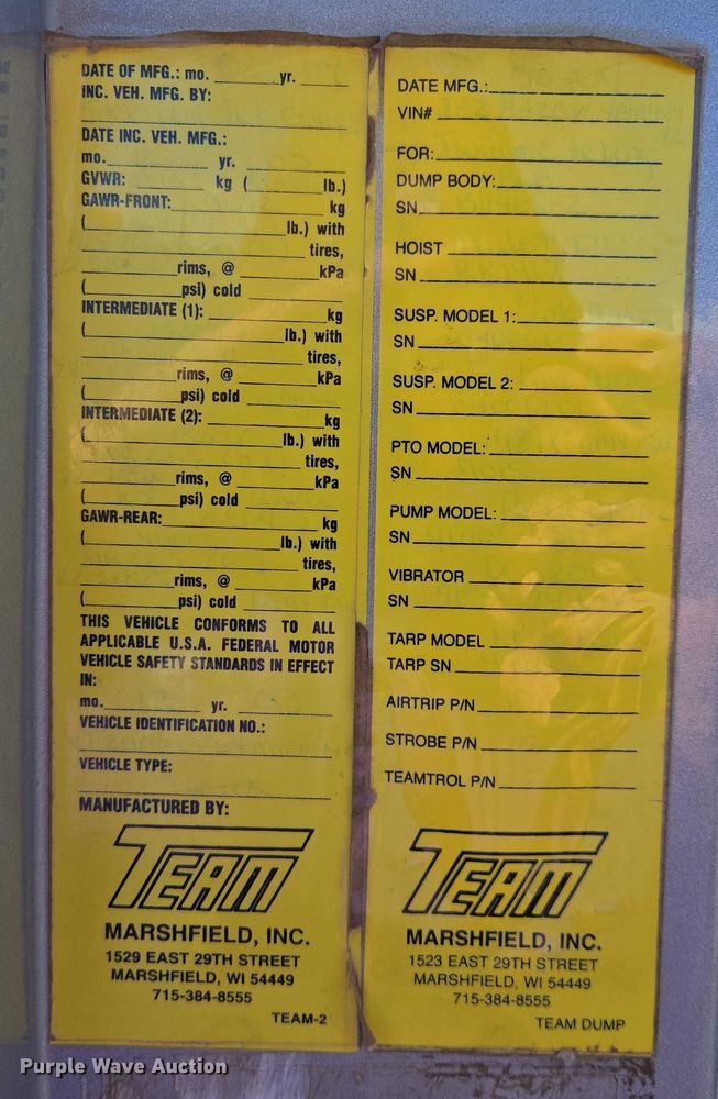 image for item EB1227 2004 Sterling L9500 dump truck