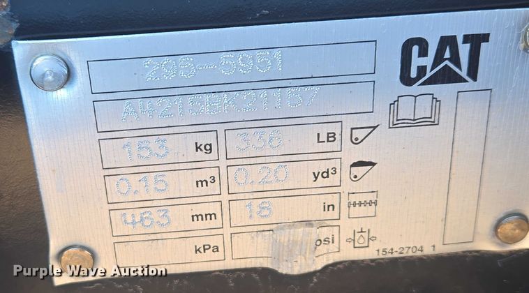 image for item EB1248 (5) Caterpillar excavator buckets