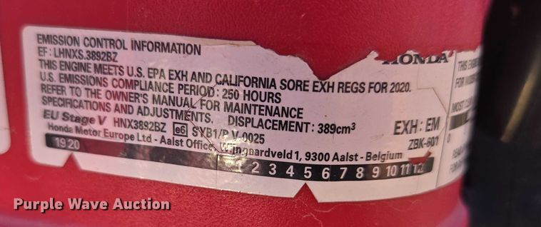 image for item EB1249 Turf Teq 1305 power rake