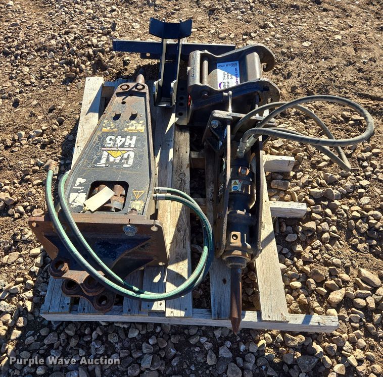 image for item EB1250 (2) Caterpillar breakers