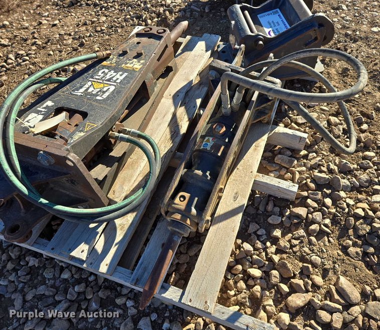 image for item EB1250 (2) Caterpillar breakers