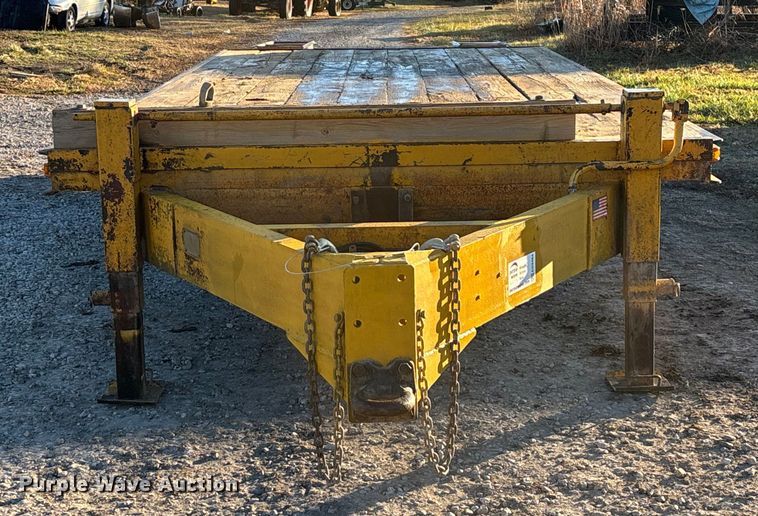 image for item ED2464 1986 Belshe equipment trailer