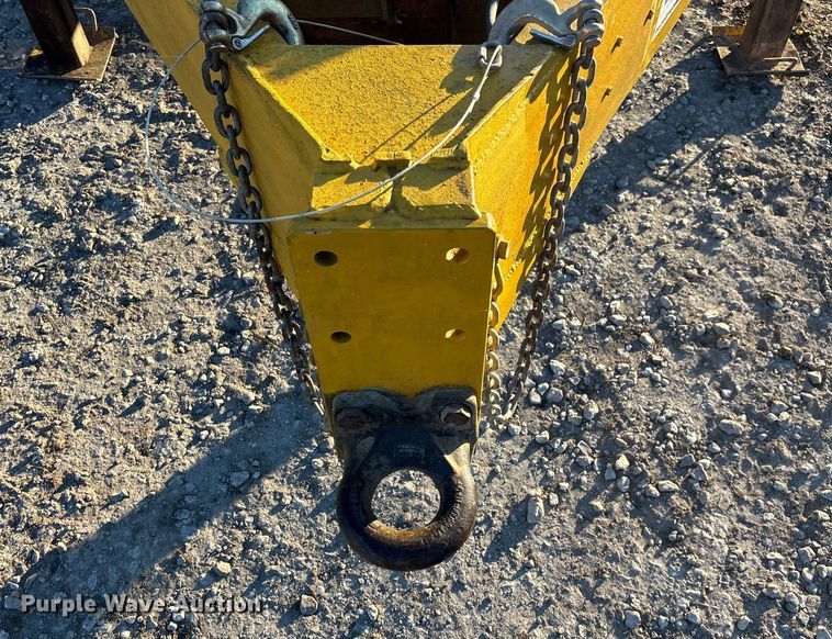 image for item ED2464 1986 Belshe equipment trailer