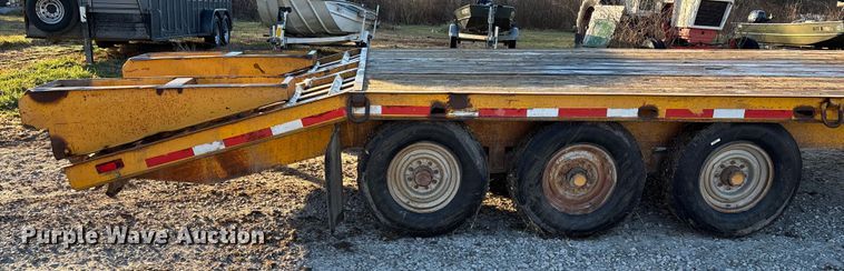 image for item ED2464 1986 Belshe equipment trailer