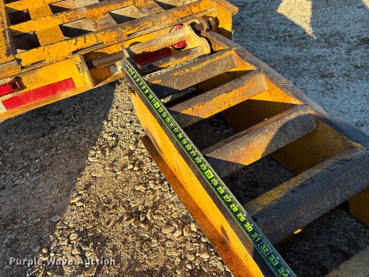 image for item ED2464 1986 Belshe equipment trailer