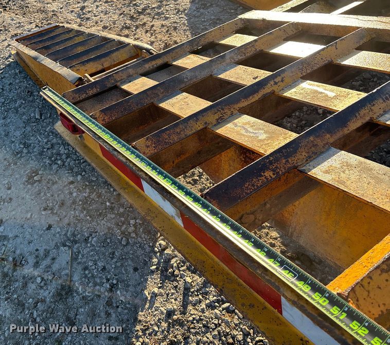 image for item ED2464 1986 Belshe equipment trailer