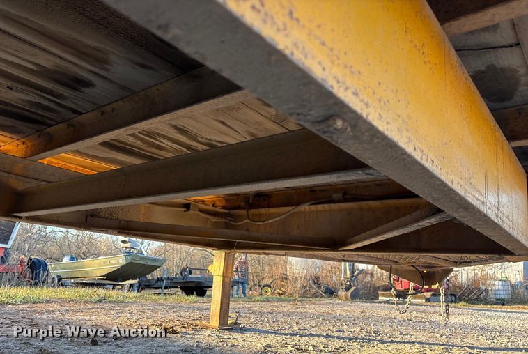 image for item ED2464 1986 Belshe equipment trailer