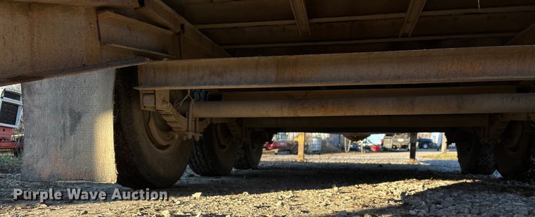 image for item ED2464 1986 Belshe equipment trailer