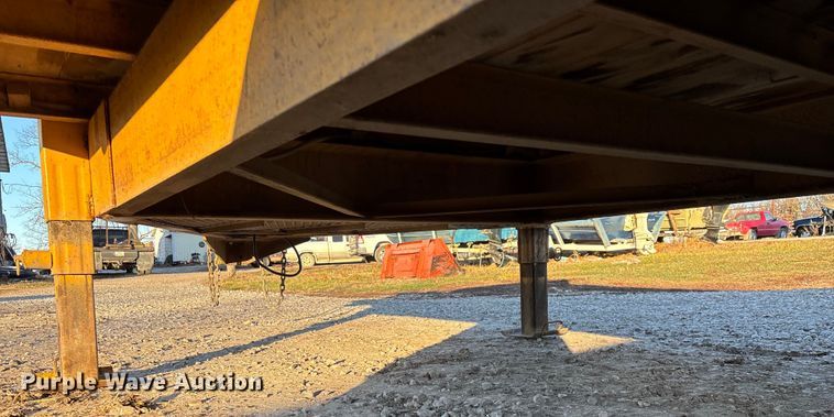 image for item ED2464 1986 Belshe equipment trailer