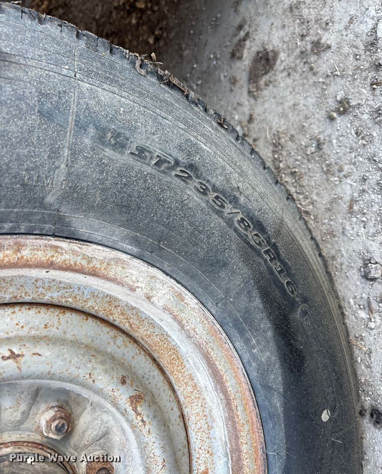 image for item ED2464 1986 Belshe equipment trailer