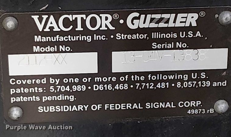 image for item EE5094 2014 International SF667 vacuum truck