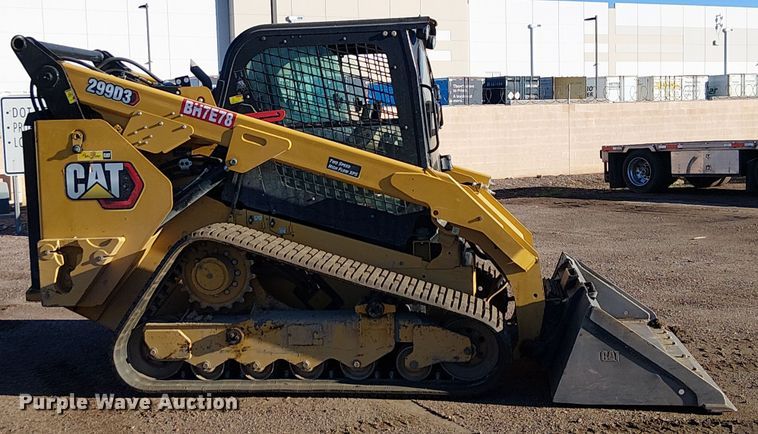 image for item EE5097 2021 Caterpillar 299D3 tracked skid steer loader