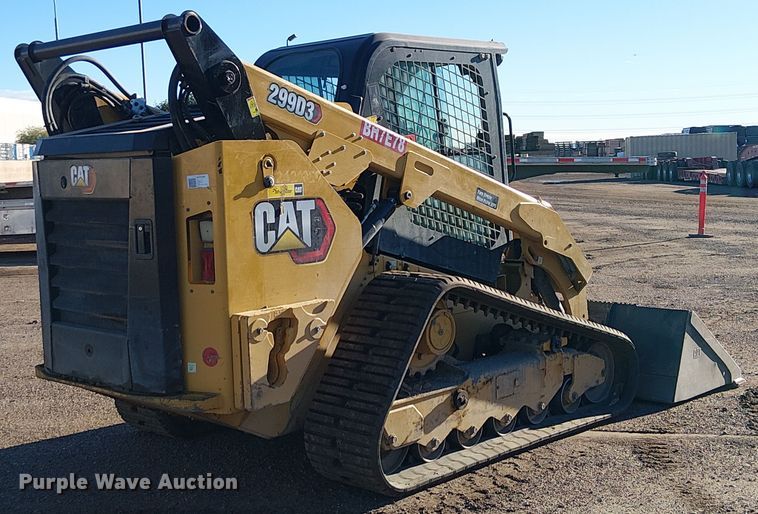 image for item EE5097 2021 Caterpillar 299D3 tracked skid steer loader