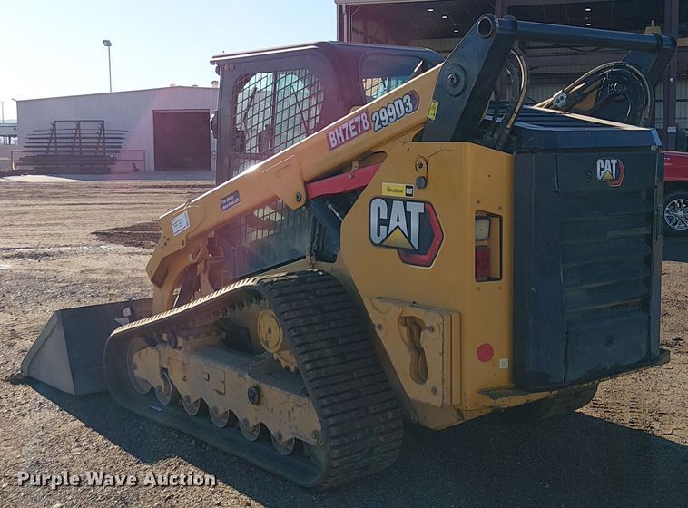 image for item EE5097 2021 Caterpillar 299D3 tracked skid steer loader