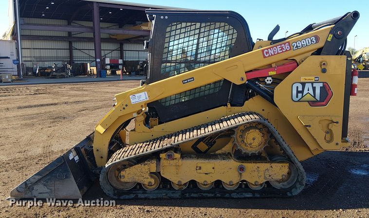 image for item EE5098 2022 Caterpillar 299D3 tracked skid steer loader