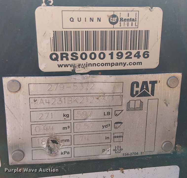 image for item EE5098 2022 Caterpillar 299D3 tracked skid steer loader