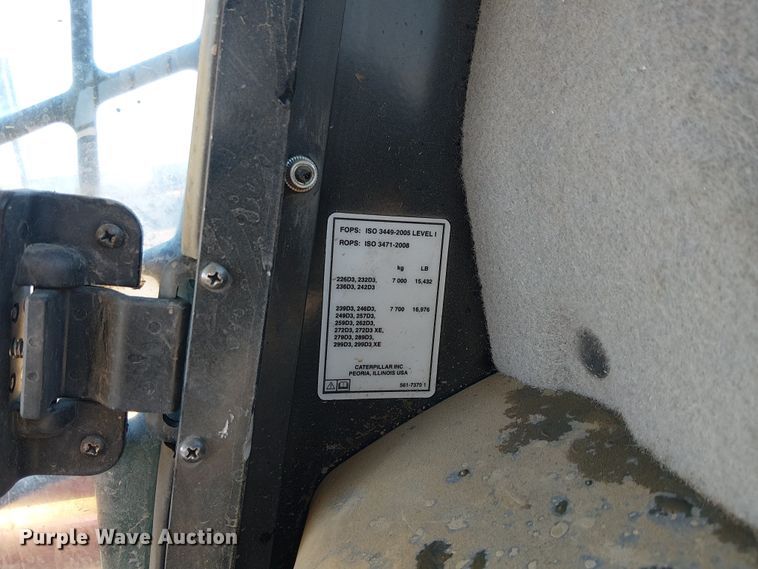 image for item EE5099 2023 Caterpillar 299D3 tracked skid steer loader