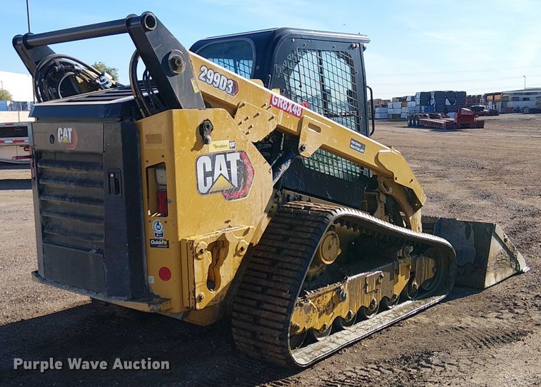 image for item EE5106 2021 Caterpillar 299D3 tracked skid steer loader