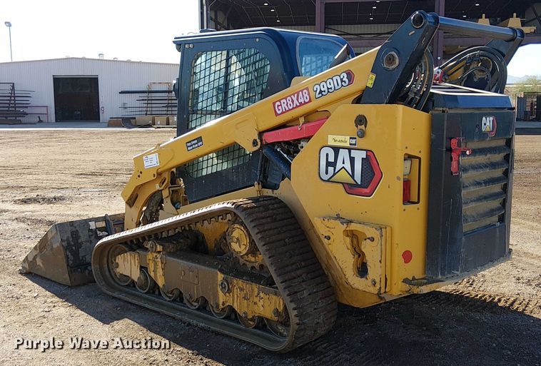 image for item EE5106 2021 Caterpillar 299D3 tracked skid steer loader