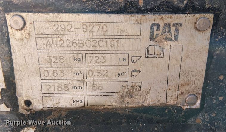 image for item EE5106 2021 Caterpillar 299D3 tracked skid steer loader