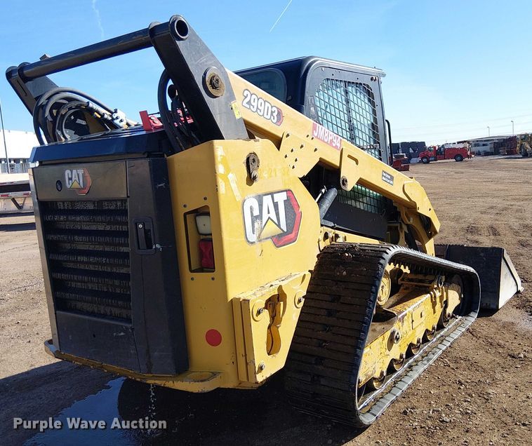 image for item EE5110 2021 Caterpillar 299D3 tracked skid steer loader