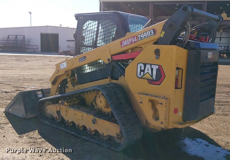 image for item EE5110 2021 Caterpillar 299D3 tracked skid steer loader