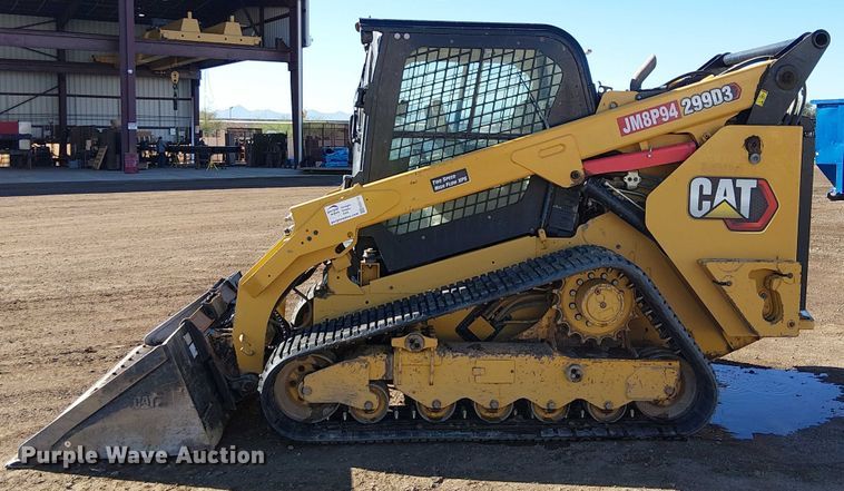 image for item EE5110 2021 Caterpillar 299D3 tracked skid steer loader