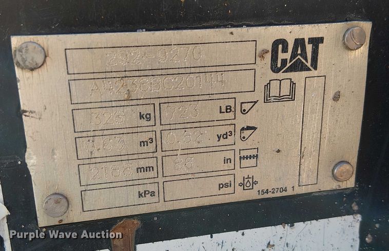 image for item EE5110 2021 Caterpillar 299D3 tracked skid steer loader