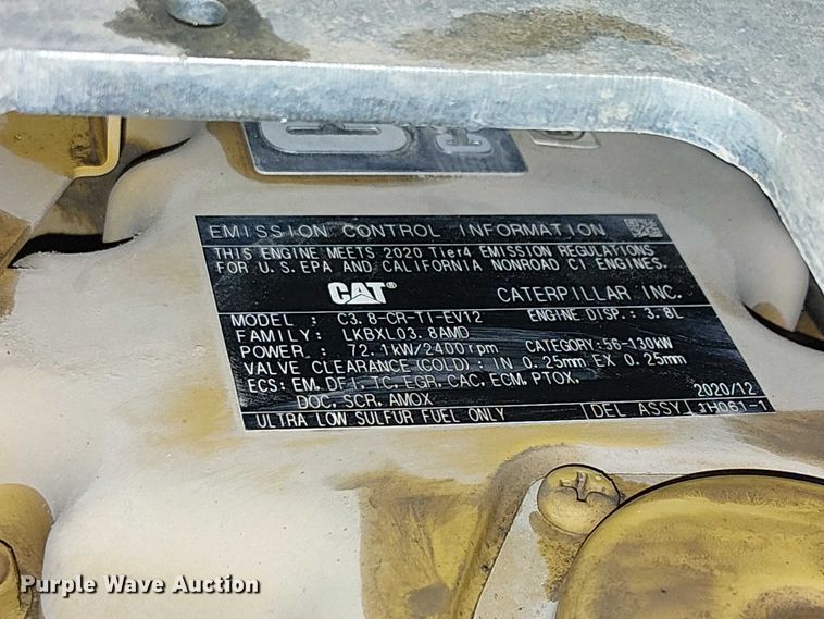 image for item EE5110 2021 Caterpillar 299D3 tracked skid steer loader