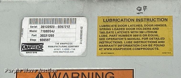 image for item EG0890 2012 Ford F550 Super Duty utility / service truck