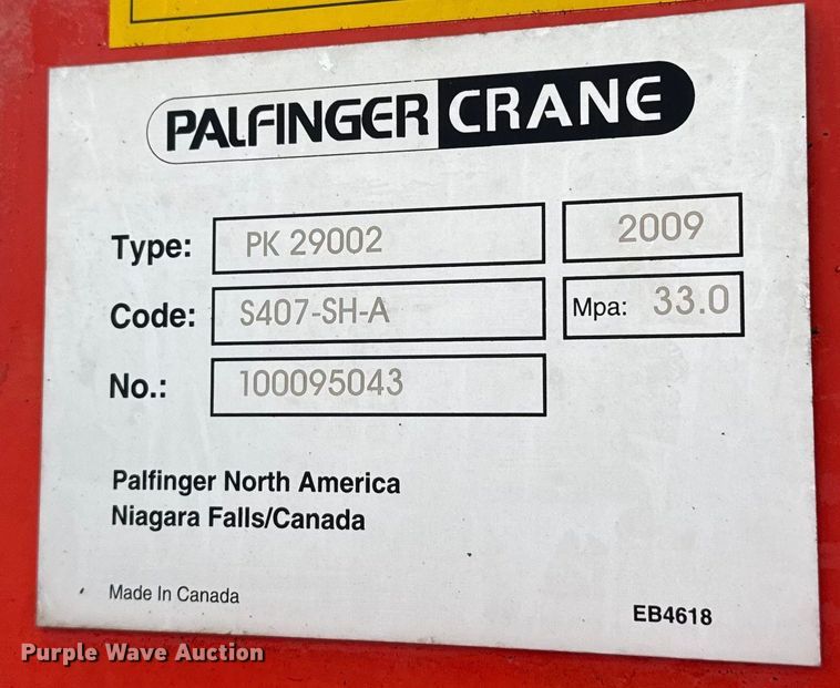 image for item EG1827 2010 Freightliner Business Class M2 crane truck