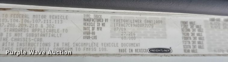 image for item EG1827 2010 Freightliner Business Class M2 crane truck