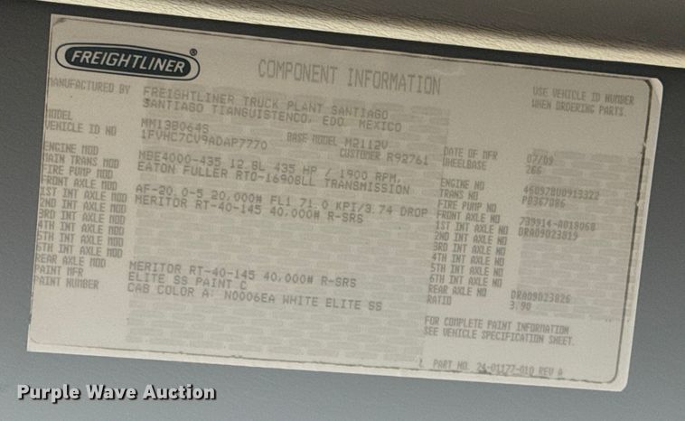 image for item EG1827 2010 Freightliner Business Class M2 crane truck